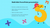 Attractive Math Kids PowerPoint Presentation Slide Template